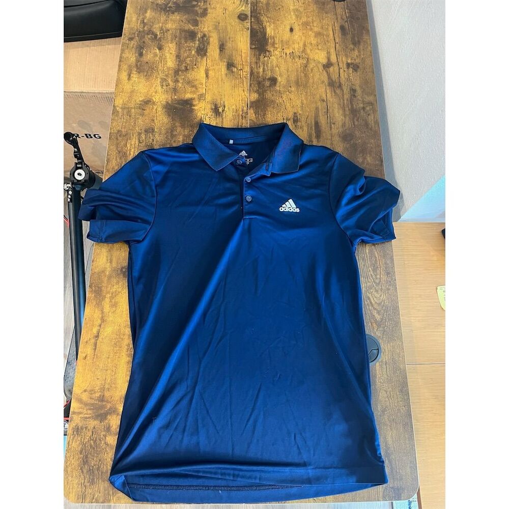Adidas Men's Golf Polo Shirt‎ Size S Crew Navy Primegreen